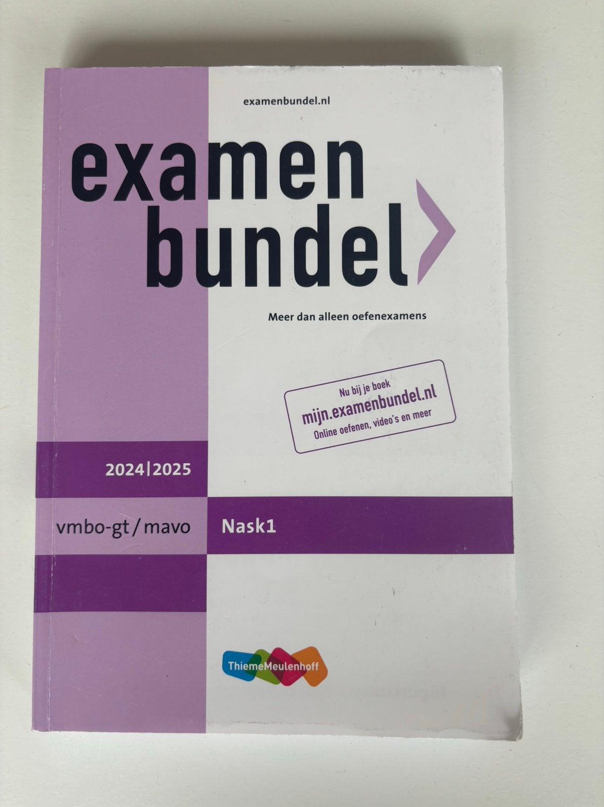 Examenbundel Natuur en Scheikunde VMBO GL/TL 2024/2025, Ophalen, Zo goed als nieuw, VMBO, Scheikunde