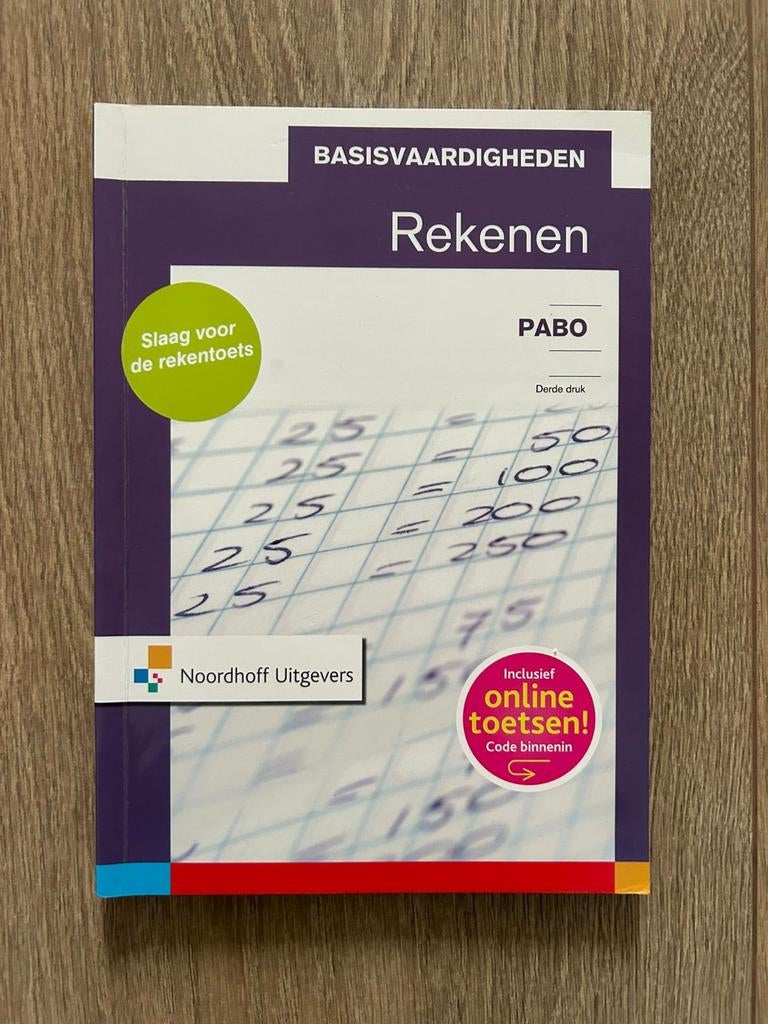 Basisvaardigheden rekenen voor de Pabo, Ophalen of Verzenden, Zo goed als nieuw, Sociale wetenschap