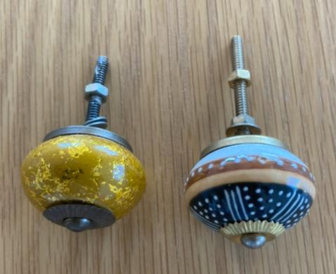 3 x aparte ronde handgemaakte kastknop, Ophalen of Verzenden, Nieuw, Overige typen