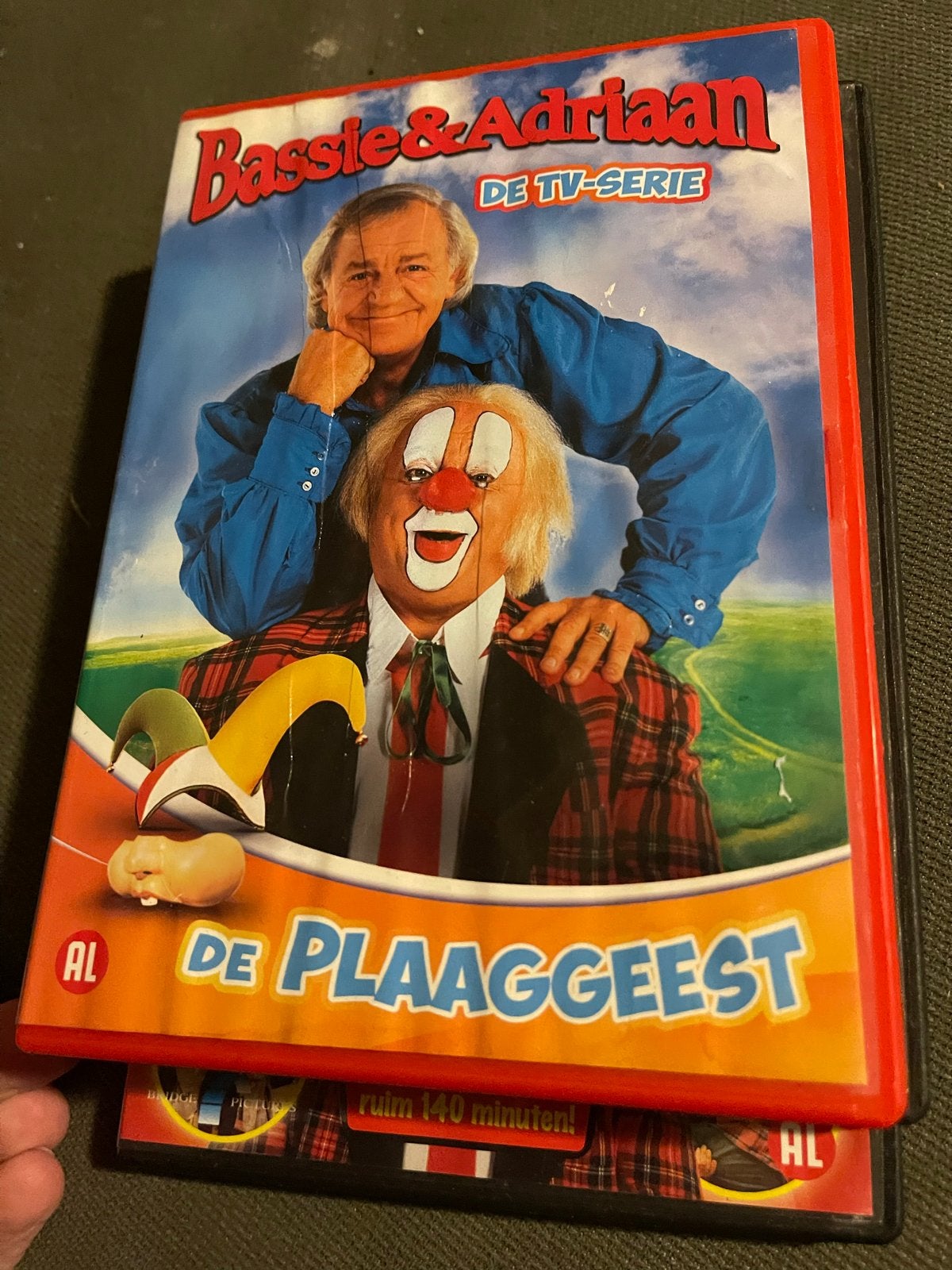 Bassie & Adriaan - De Plaaggeest (DVD), Gebruikt, Alle leeftijden, Ophalen of Verzenden, Actie en Avontuur