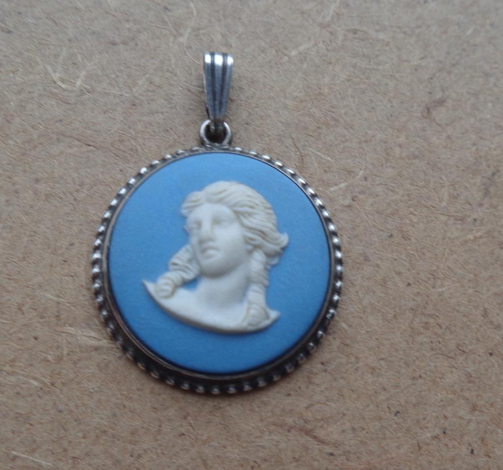 zilveren wedgwood hanger Aphrodite cameo [355], Verzenden, Zo goed als nieuw, Zilver, Zilver