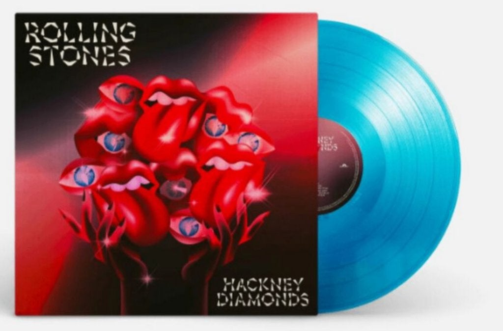 Rolling Stones - Hackney Diamonds - BLAUW vinyl + Spec. hoes, LP, Colored vinyl, Ophalen of Verzenden, 12 inch