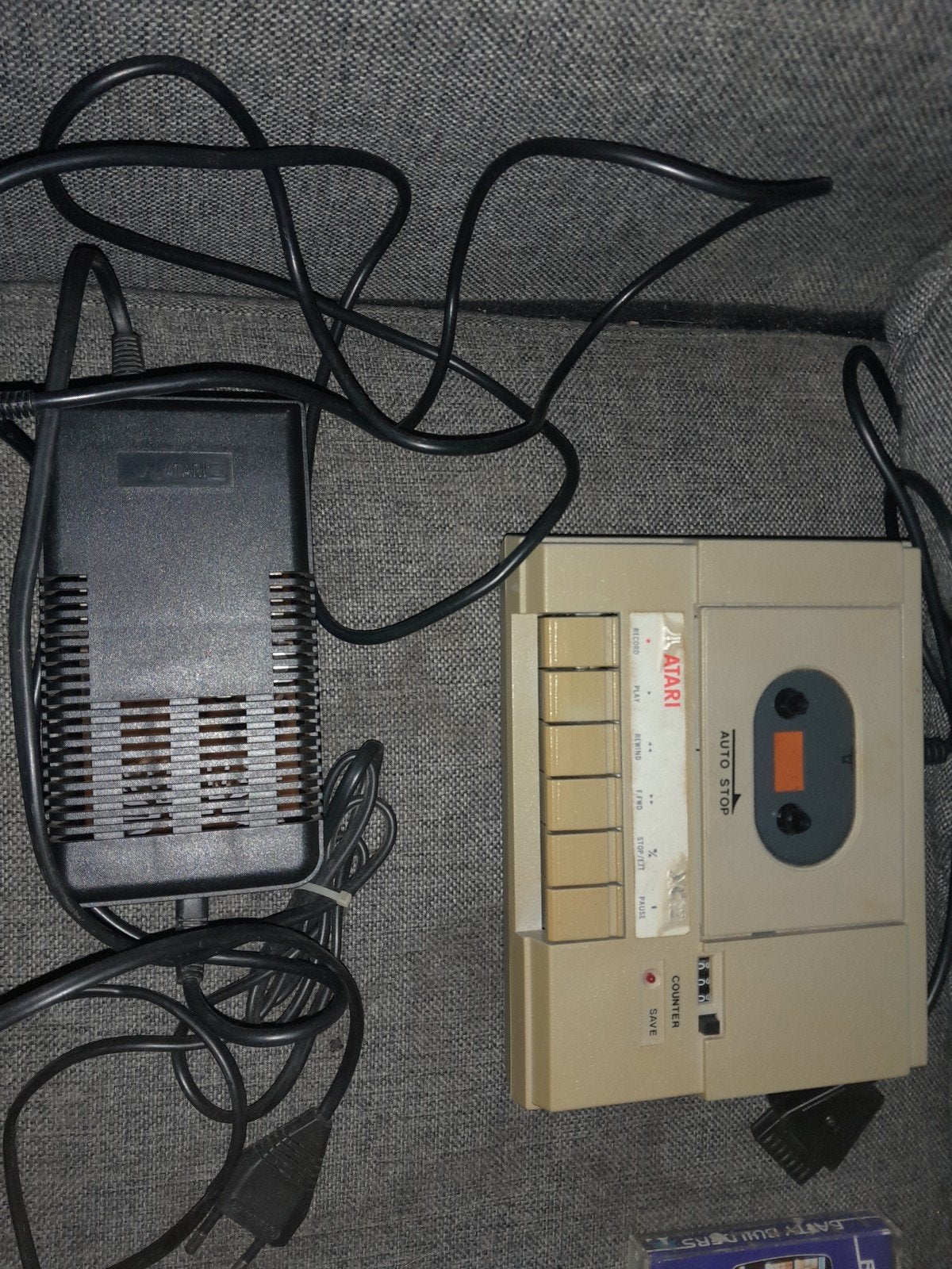 Atari XC12 Program Recorder met games en boeken, Spelcomputers en Games, Ophalen, Overige modellen, Zonder controller, Gebruikt