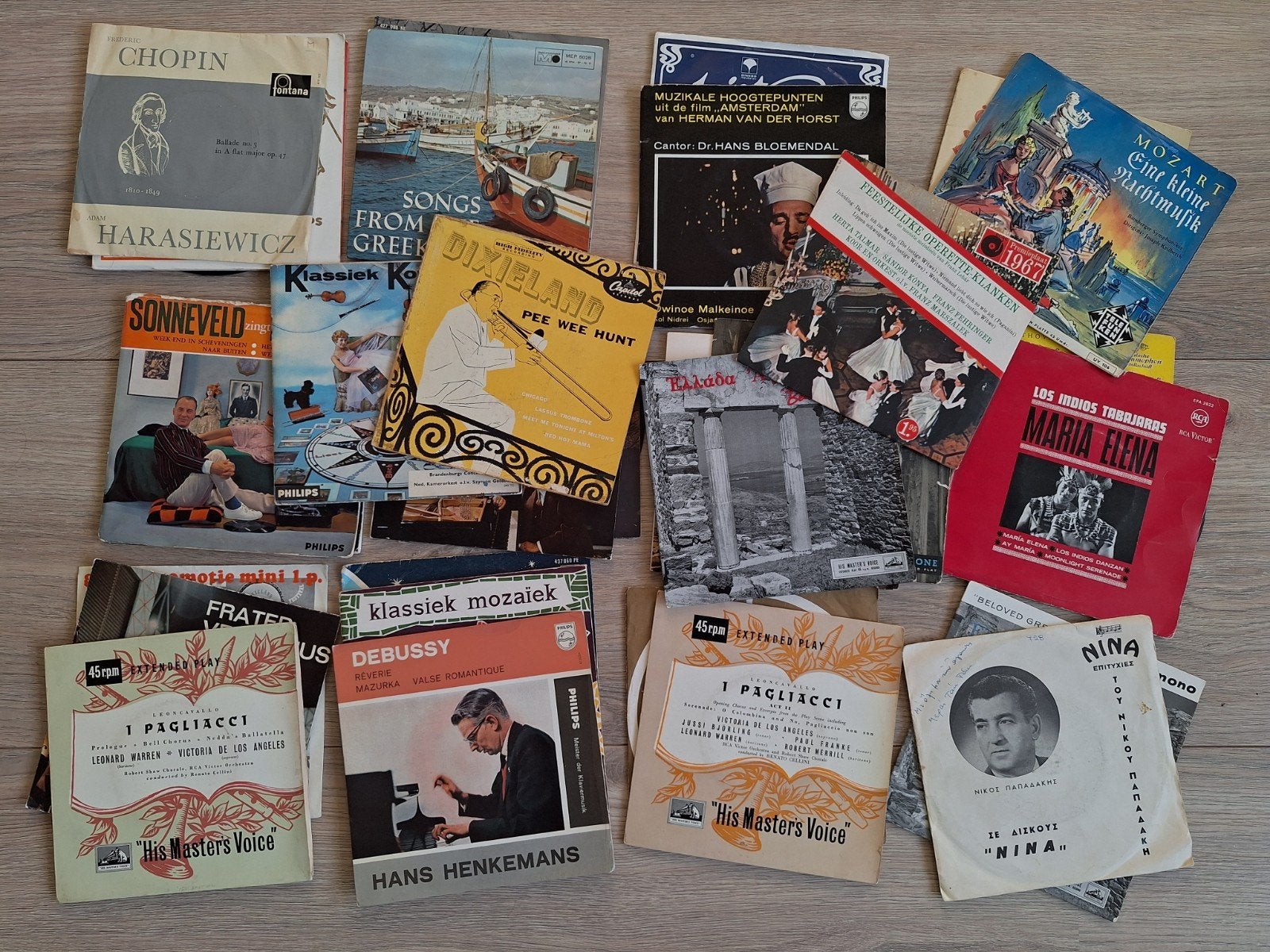Partij singeltjes / plaatjes, Ophalen of Verzenden, Gebruikt