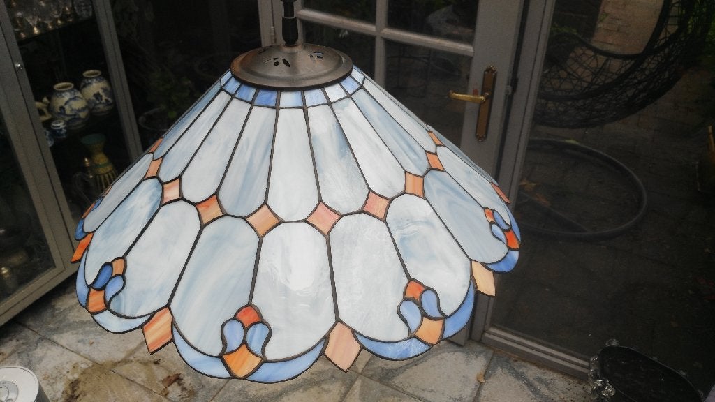 glas in lood lamp, Ophalen of Verzenden