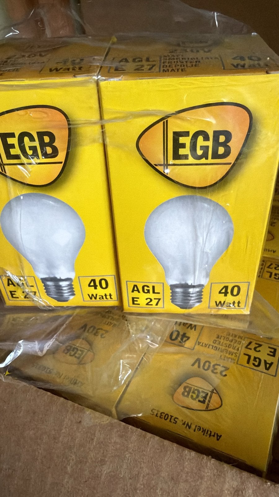 Diverse EGB Gloeilampen - E14 & E27 Fitting, Verschillende W, Huis en Inrichting, Ophalen, Wit, Overige merken, Nieuw