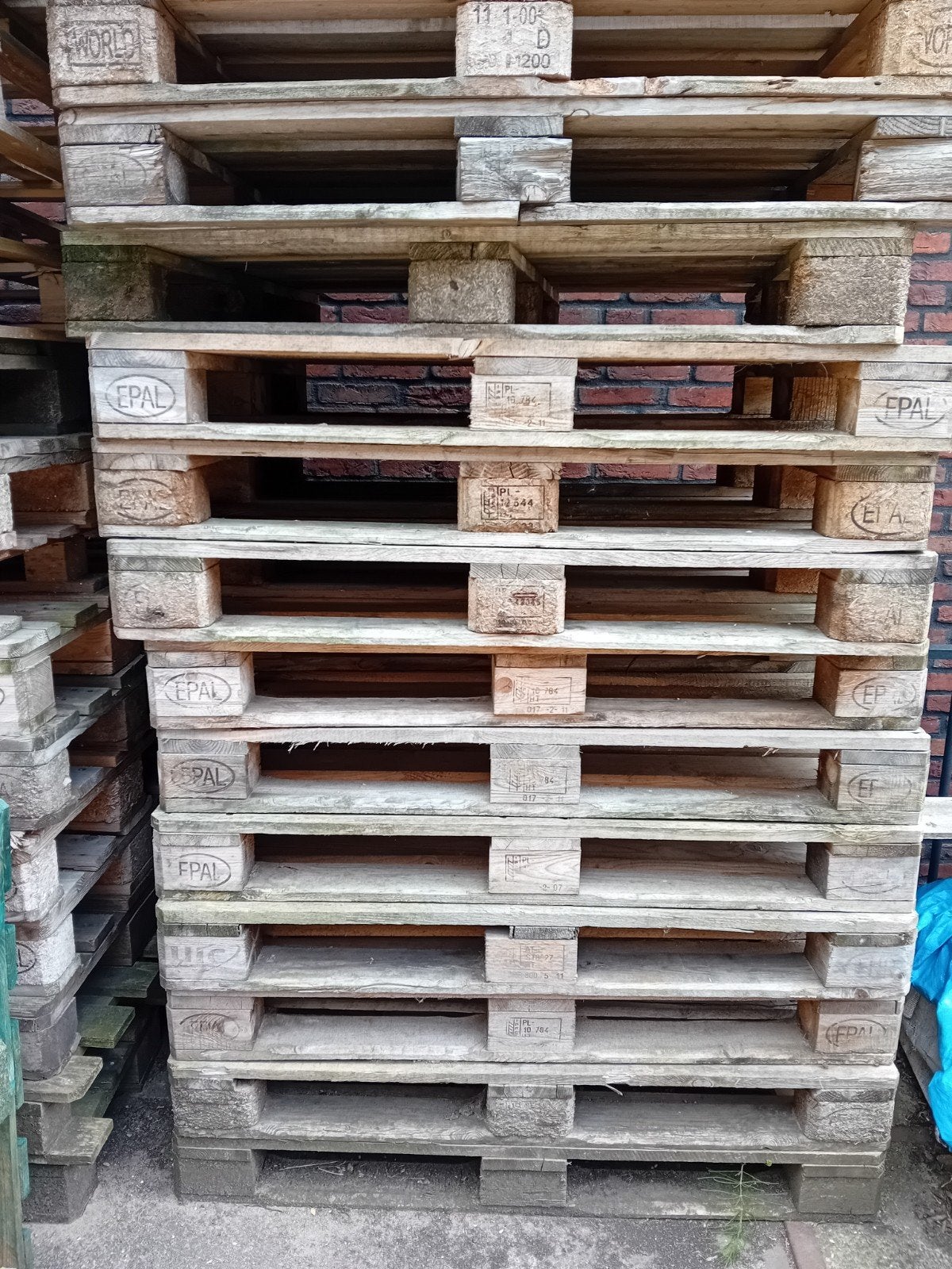 Gebruikte EPAL Europallets beschikbaar, Ophalen