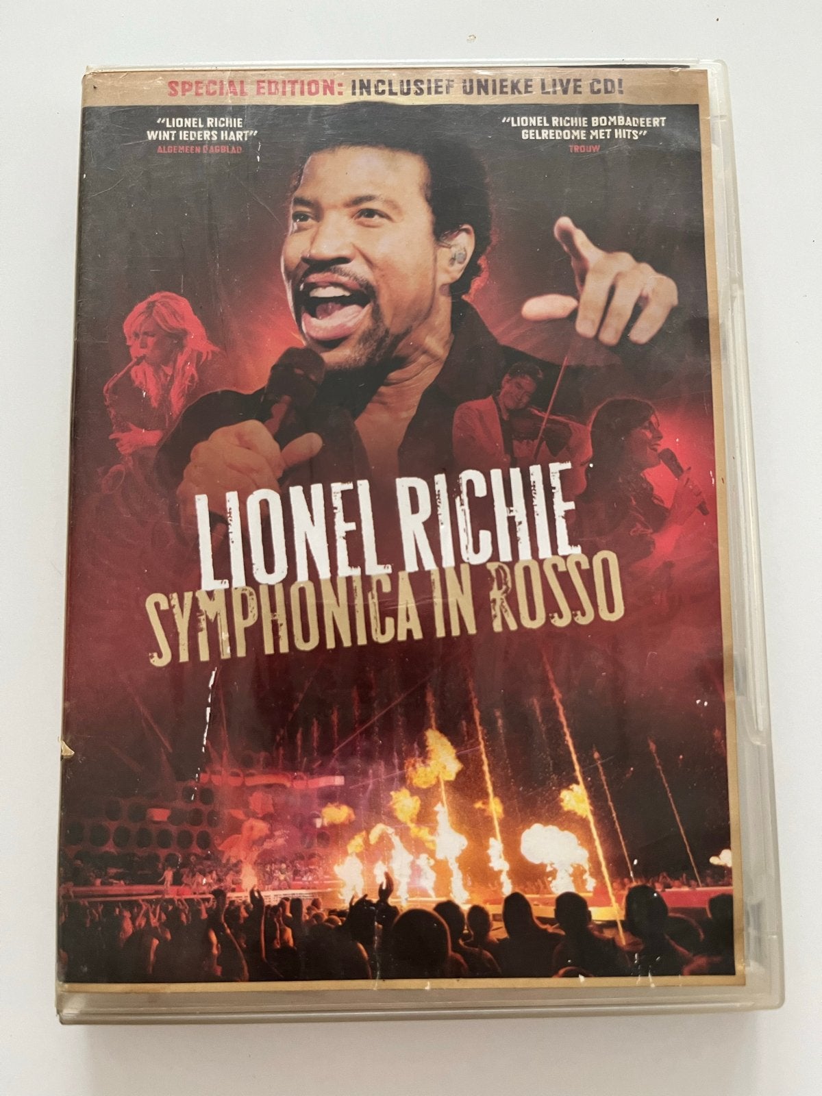 Lionel Richie - Symphonica in Rosso DVD + Live CD, Verzenden, Alle leeftijden, Nederlands, Zo goed als nieuw