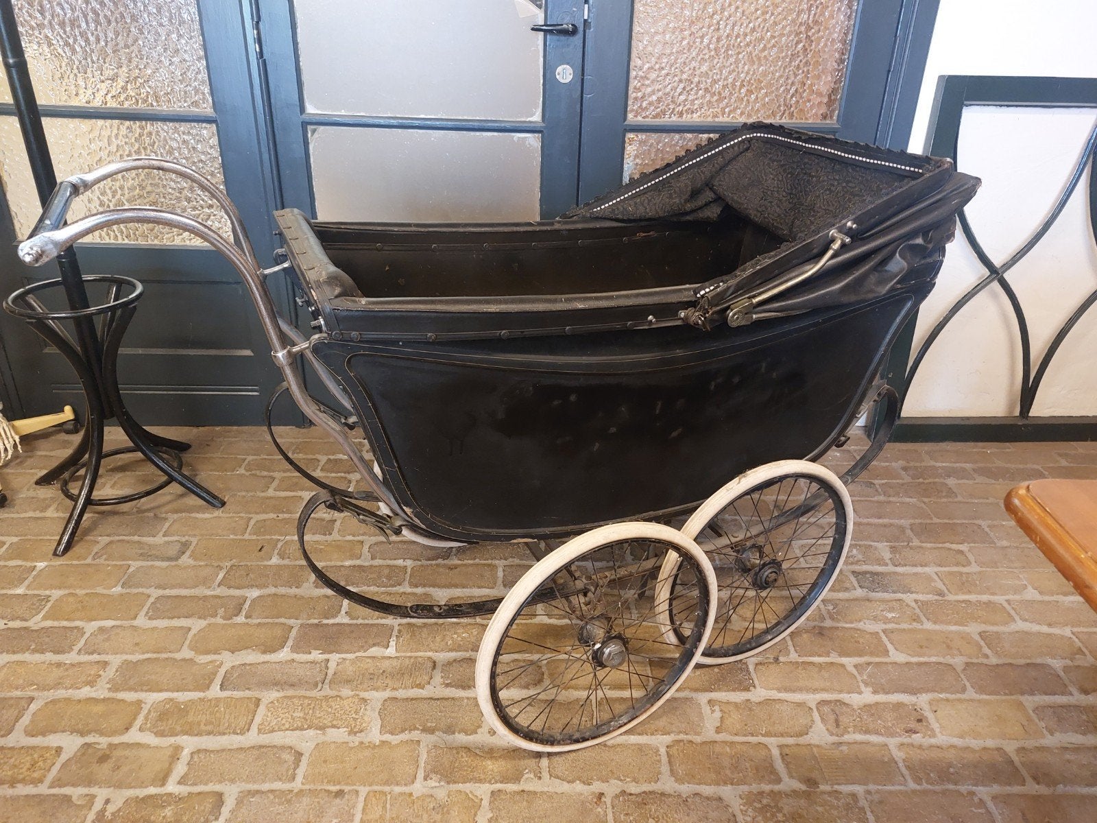 Antieke Engelse Kinderwagen Jaren '20 - Vintage Stijl, Ophalen, Gebruikt, Kinderwagen, Overige merken
