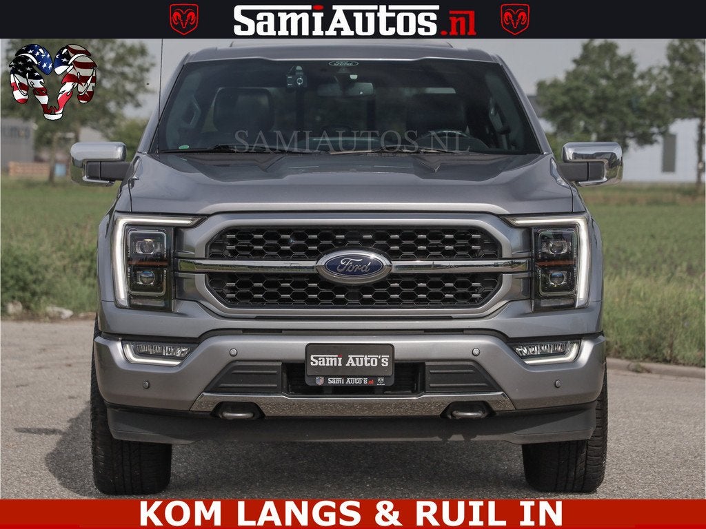 Ford USA F-150 PLATINUM | MASSAGE | PANO | GROOTSCHERM | COM, Automaat, 2378 kg, Gebruikt, Met garantie (alle)