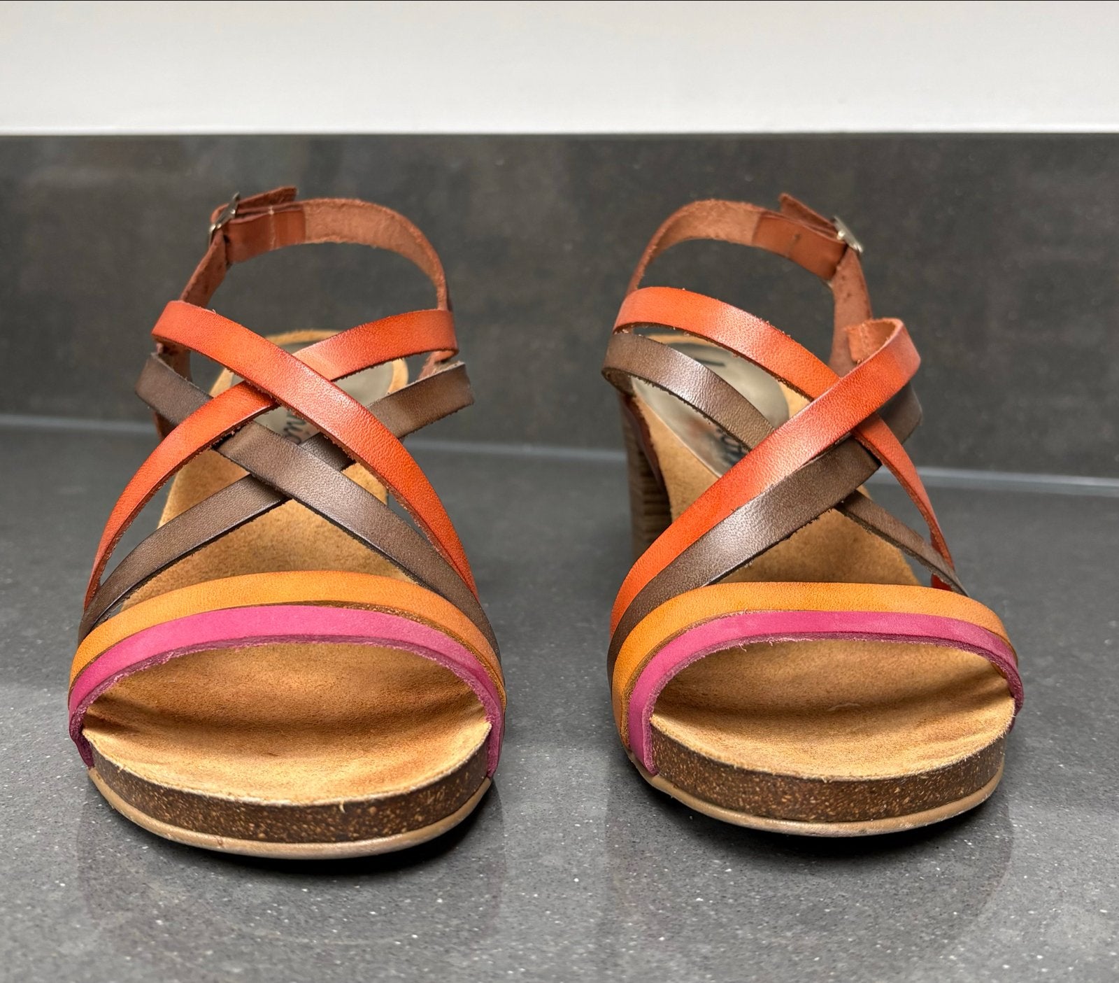 Lily Fashion Sandalen Maat 38 - Zo goed als nieuw, Verzenden, Zo goed als nieuw, Bruin, Sandalen of Muiltjes
