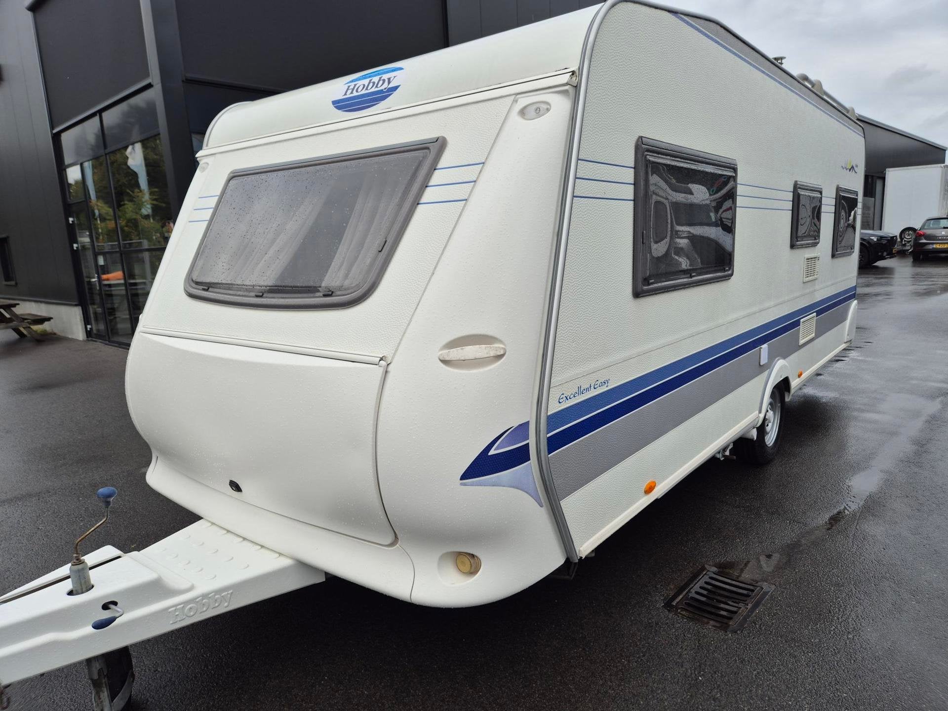 Hobby 540 UL Mover, enkele bedden, Voortent Bovag 2024, Rondzit, Hobby, Bedrijf, 5 tot 6 meter