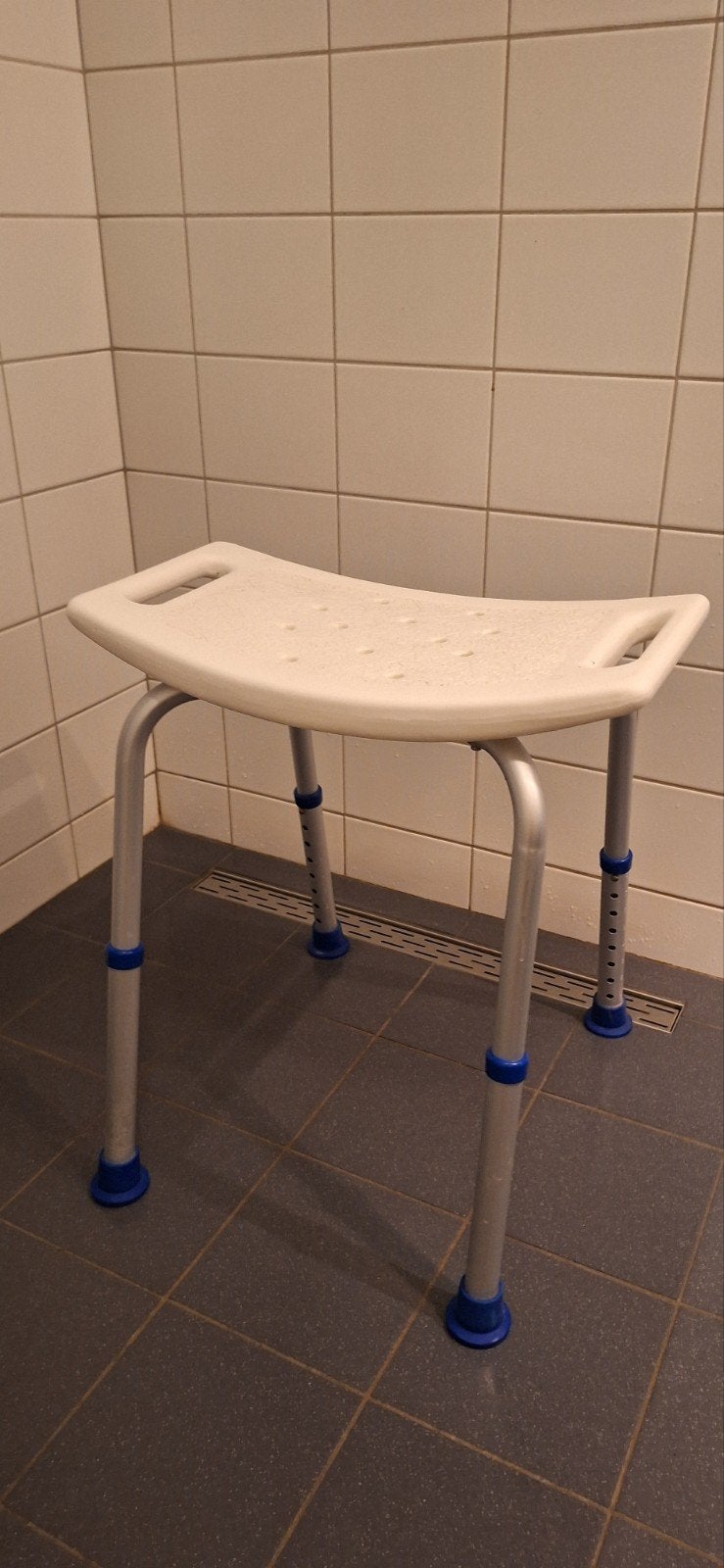 douche krukje, Ophalen