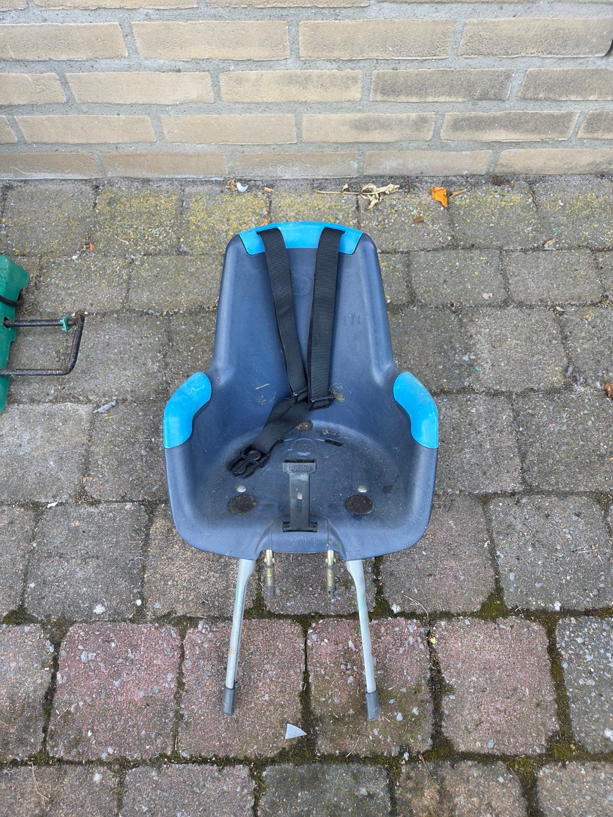 Gebruikt fietsstoeltje voor voorop merk onbekend, Ophalen, Achterzitje, Onbekend, 9 t/m 18 kg