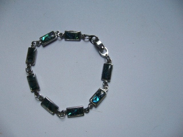 MOOI  VINTAGE ARMBANDJE ABALONE, Verzenden, Overige materialen, Armband