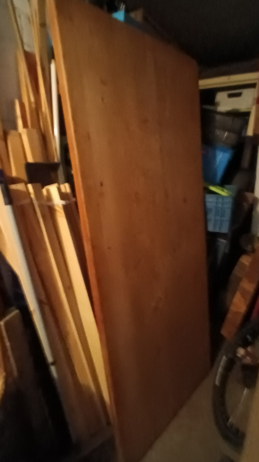 Massief eikenhouten tafelblad, Ophalen, Gebruikt, Eikenhout, 200 cm of meer