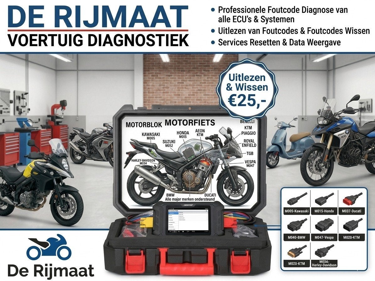 Motor/scooter foutcode uitlezen en aanpassen op locatie, Ophalen of Verzenden