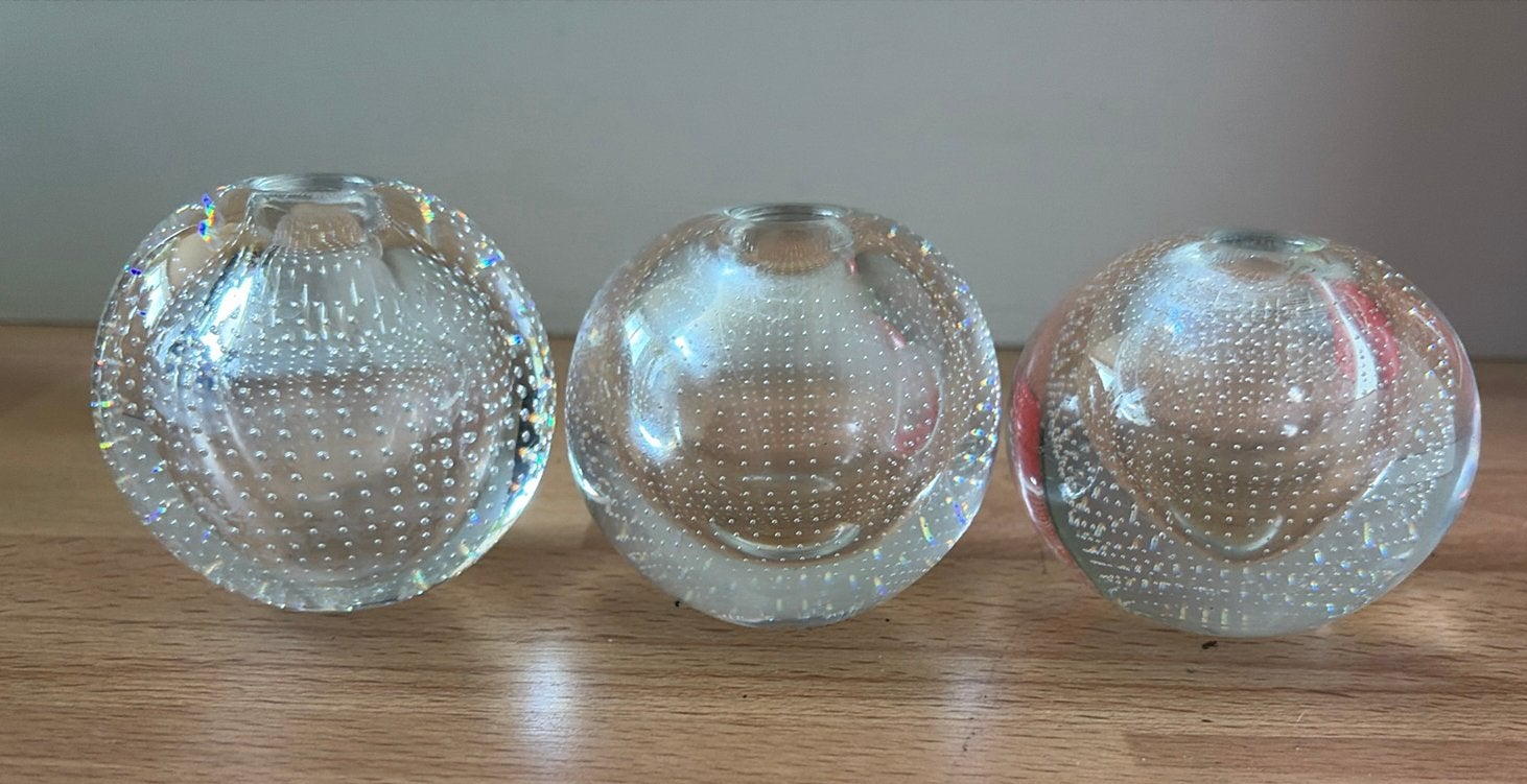 Set van 3 Grote A.D. Copier Spijkerbollen (11 cm) 1936, Ophalen of Verzenden