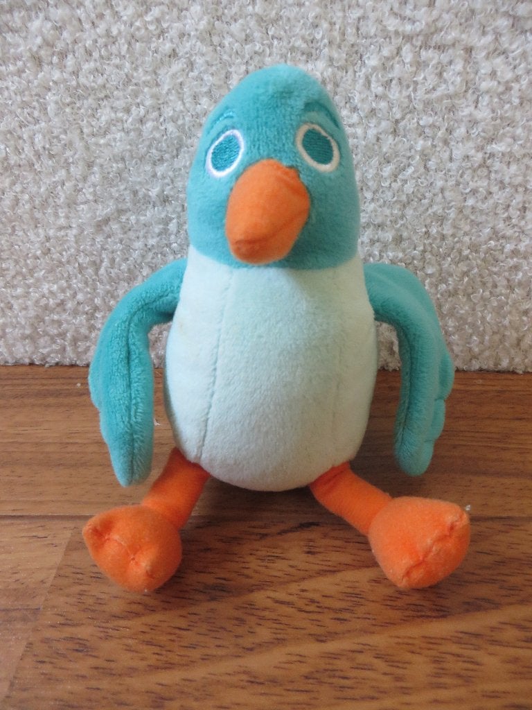 Groene vogel (O), Kinderen en Baby's, Speelgoed | Knuffels en Pluche, Ophalen of Verzenden, Zo goed als nieuw, Groen, Overige typen