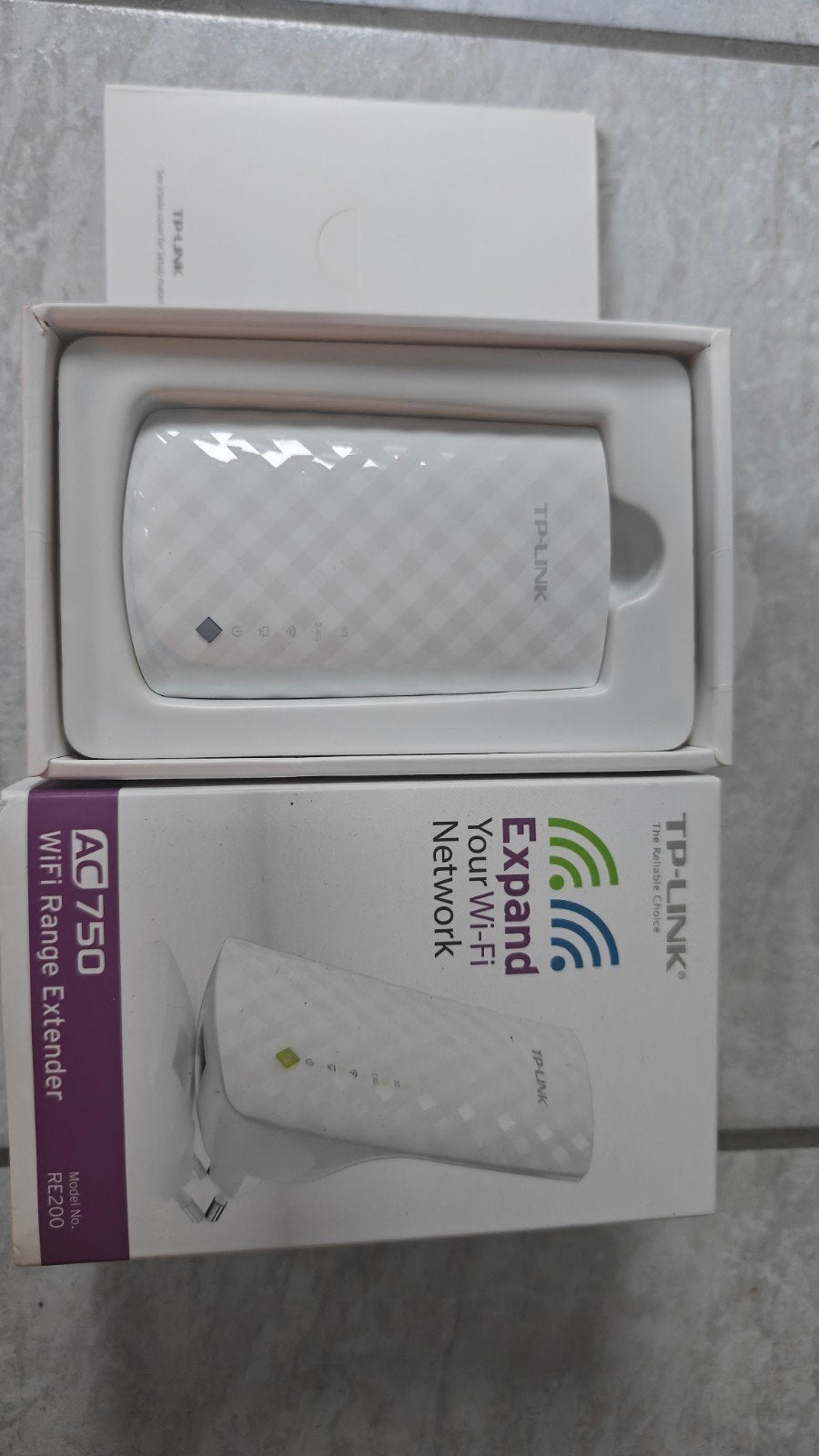 TP-Link AC750 WiFi Range Extender RE200 - Zo goed als nieuw, Ophalen of Verzenden, Zo goed als nieuw, TP-Link