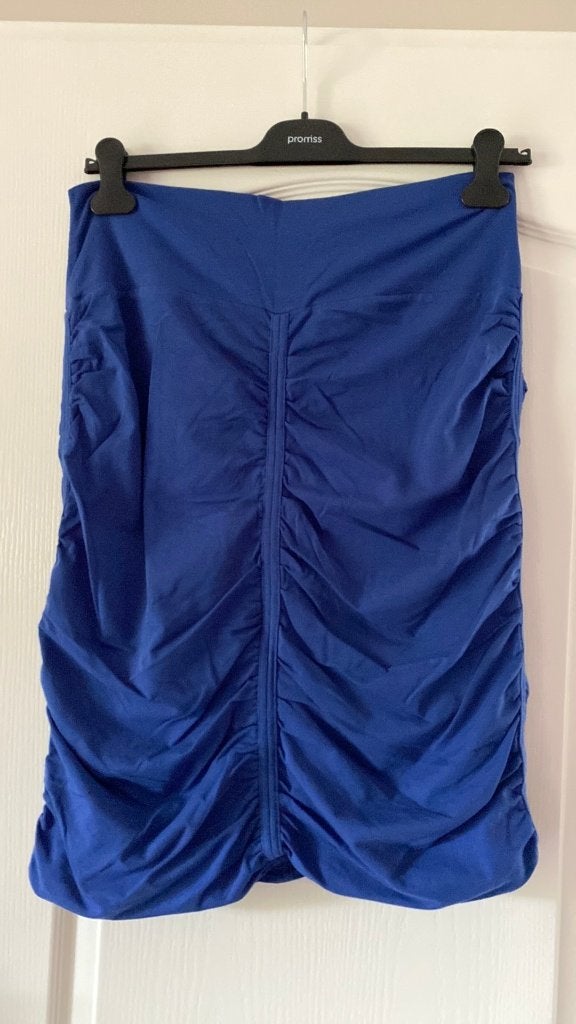 Rok rimpel rokje Kobalt blauw Maat M Merk Laura di Sarpi, Maat 38/40 (M), Blauw, Ophalen of Verzenden, Zo goed als nieuw