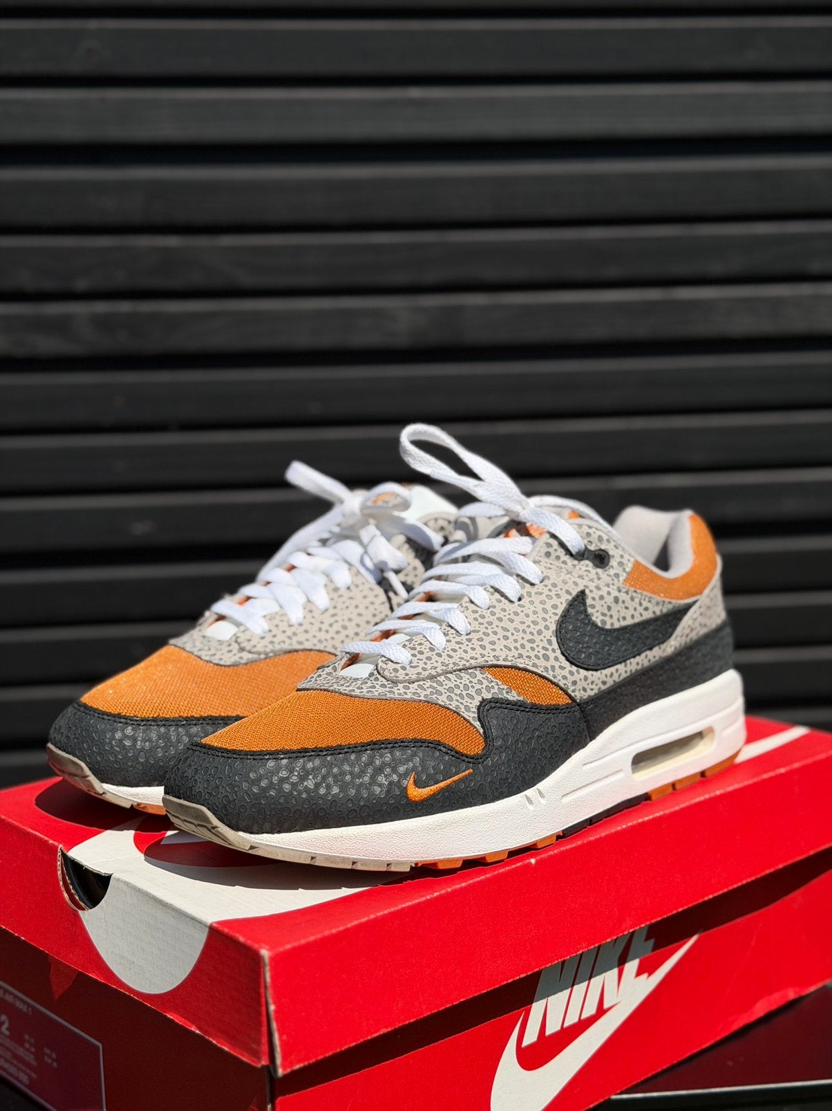 Nike Air Max 1 Size? Safari maat 46, Kleding | Heren, Schoenen, Ophalen of Verzenden, Zo goed als nieuw, Overige kleuren