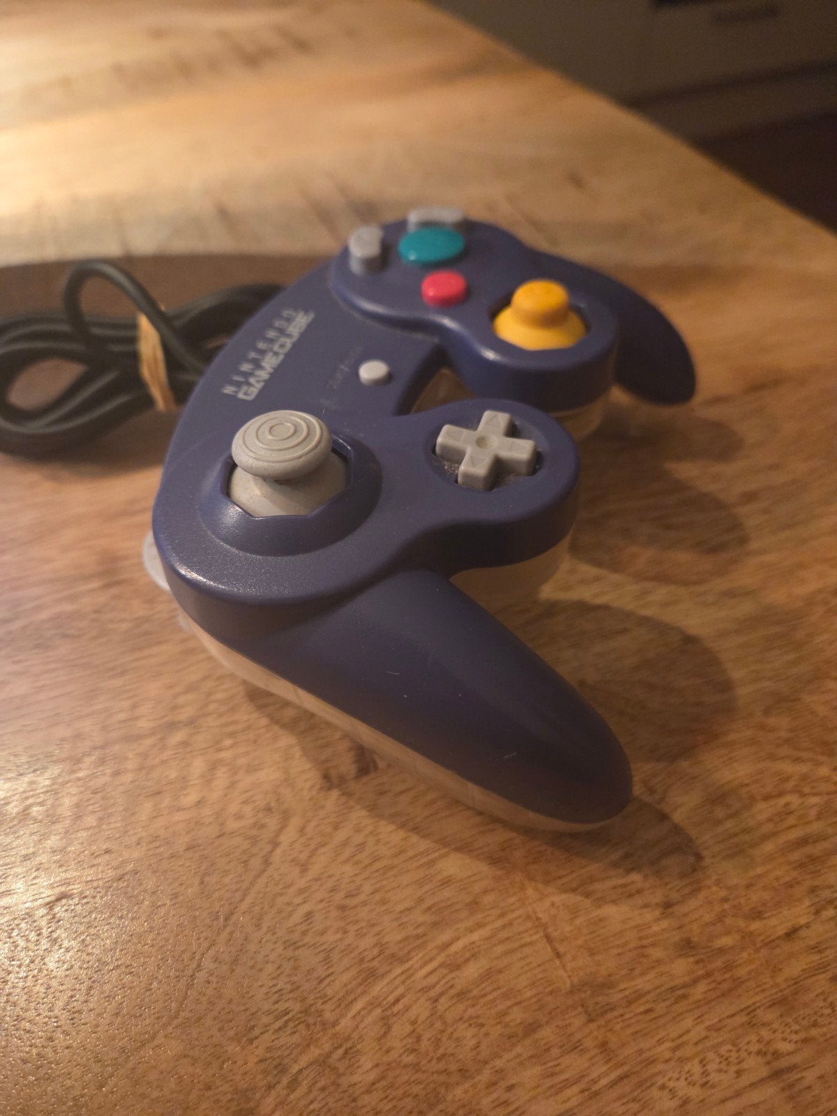 Nintendo GameCube Controller - Paars/Transparant, Spelcomputers en Games, Ophalen of Verzenden, Gebruikt, Gamecube, Overige controllers