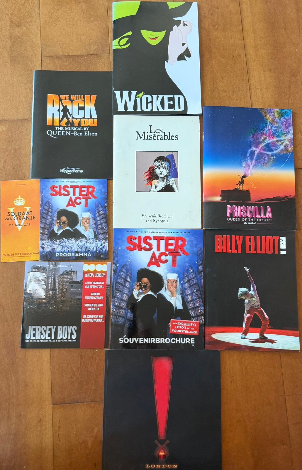 Musical programma's, o.a. Wicked, Priscilla, Moulin Rouge, Ophalen of Verzenden, Zo goed als nieuw, Ballet of Musical