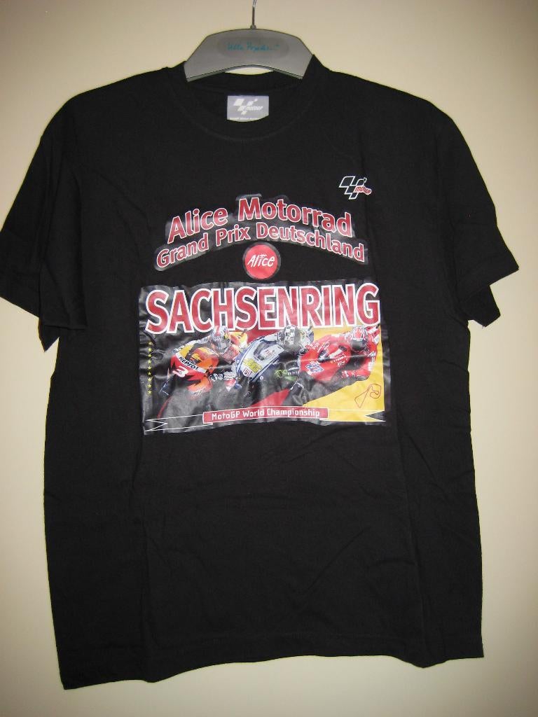 Zwart heren-T-shirt, XL, Moto-GP, Ophalen of Verzenden, Zo goed als nieuw, Maat 56/58 (XL), Zwart