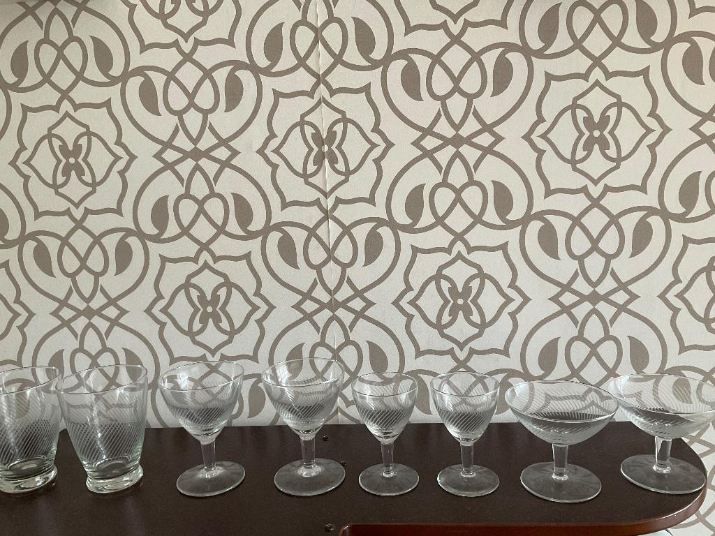 Oud glasservies, Ophalen
