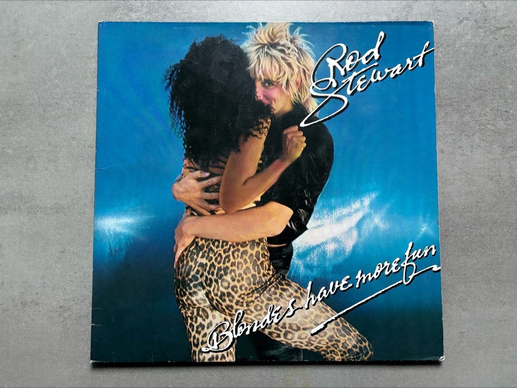Rod Stewart - Blondes Have More Fun Lp in goede staat, LP, Ophalen of Verzenden, Zo goed als nieuw, Poprock