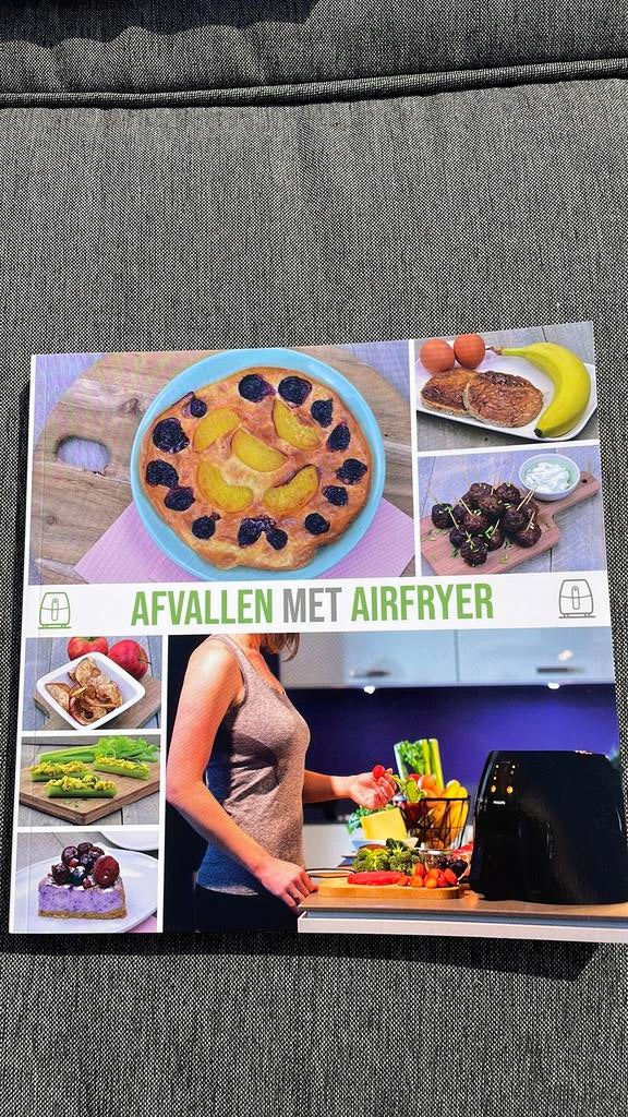 Afvallen met Airfryer Kookboeken - Gezonde Recepten, Boeken, Kookboeken, Hoofdgerechten, Ophalen of Verzenden, Zo goed als nieuw