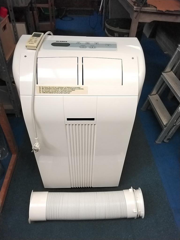 Alaska Mobiele Airco - 85 cm hoog, 55 cm breed, Witgoed en Apparatuur, Airco's, Gebruikt, Mobiele airco, Minder dan 60 m³, 3 snelheden of meer