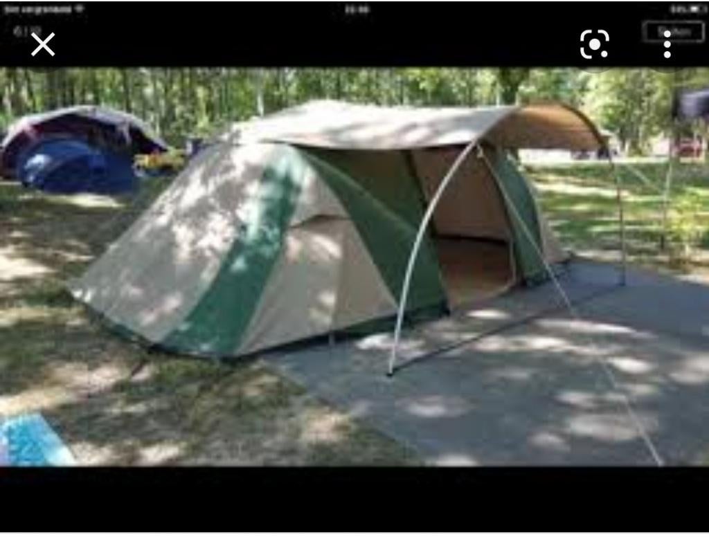 Falco tent-Type Steenarend, 4-persoons, Caravans en Kamperen, Tenten, Ophalen, Gebruikt, Tot en met 4