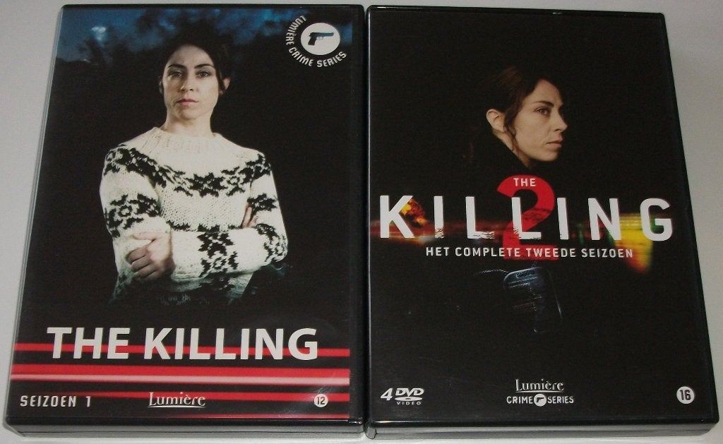 Dvd *** KILLING *** Seizoen 1 + 2, Nederlands, Seizoen 1, Ophalen of Verzenden, Zo goed als nieuw