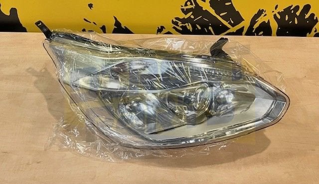 Ford Transit Custom (5/16-) koplamp Rechts (halogeen / chrom, -, -, Nieuw, Ophalen of Verzenden