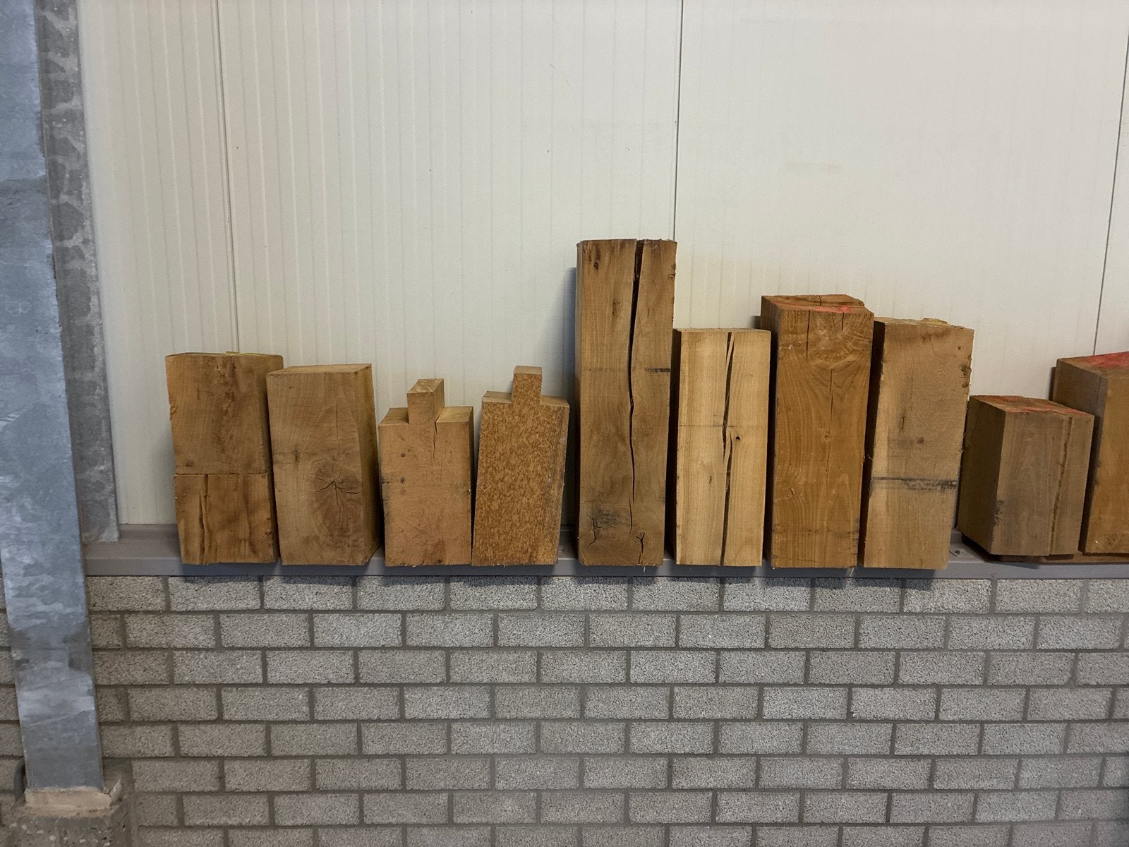 Eiken balken - Diverse afmetingen, Ophalen, Eiken, Nieuw, 50 mm of meer