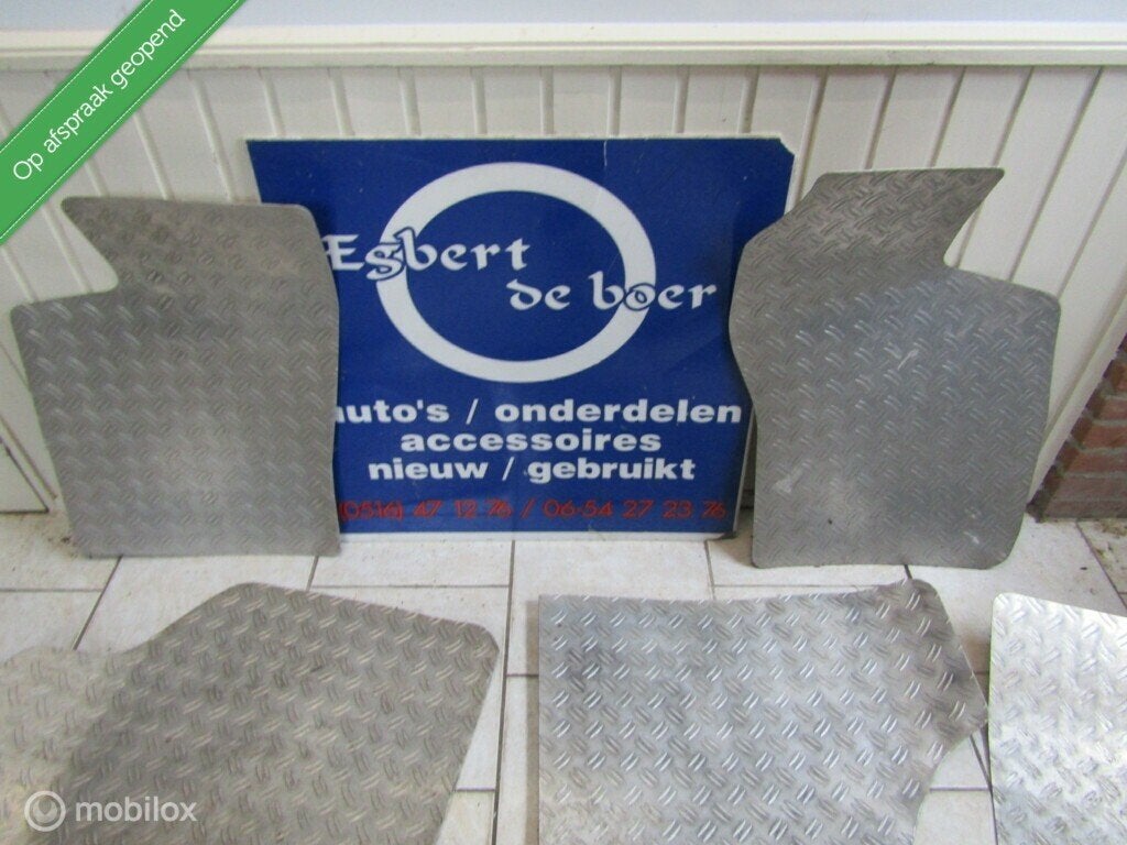 Aluminium vloermatten set Opel Vectra Calibra, Gebruikt, Opel, Ophalen of Verzenden, Opel