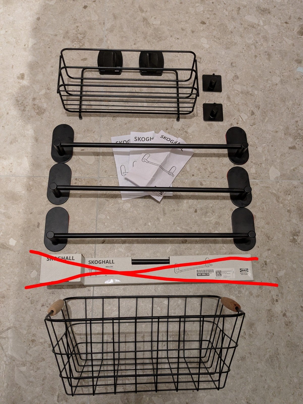 Diverse zwarte metalen badkamer/toilet accessoires, Ophalen of Verzenden, Zo goed als nieuw, Zwart, Handdoekenrek