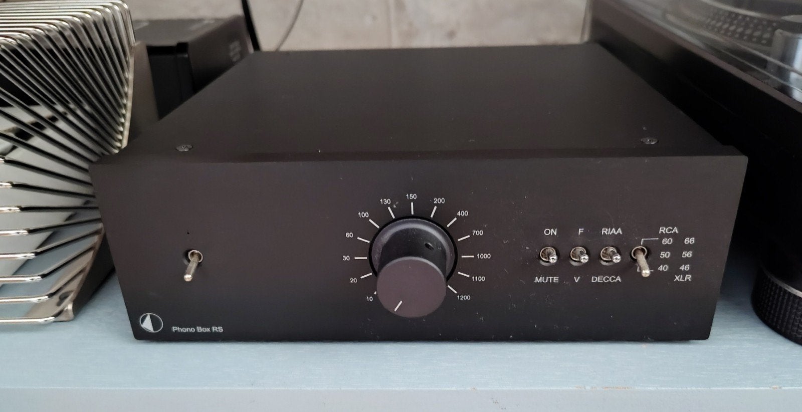 Prachtig klinkende Pro-Ject Phono Box RS zwart incl.voeding, Ophalen of Verzenden, Zo goed als nieuw