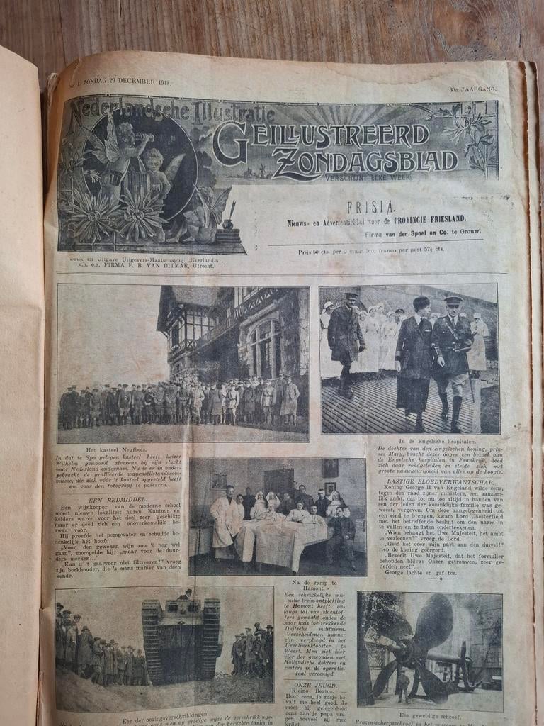 Geïllustreerd Zondagsblad Frisia, Ophalen