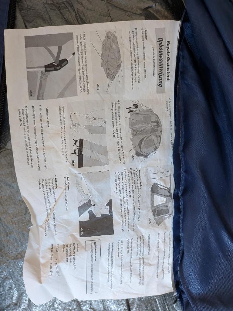 Gezins tent, Caravans en Kamperen, Tenten, Ophalen, Gebruikt, Tot en met 4