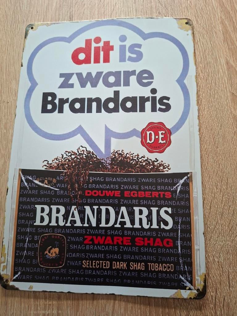 Metalen bord brandaris, Ophalen of Verzenden, Nieuw, Reclamebord