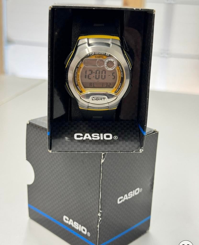 CASIO COLLECTION W752-9B Light horloge NIEUW en waterdicht, Zwart, Nieuw, Ophalen of Verzenden, H