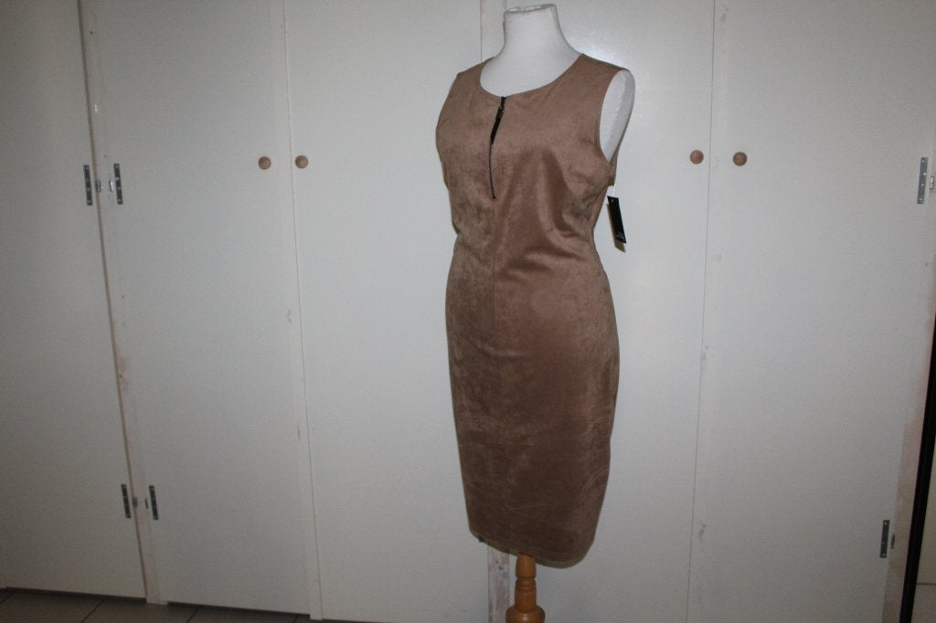 Joseph Ribkoff prachtig jersey jurk 46 valt mt 44 ZGAN, Bruin, ., Maat 42/44 (L), Joseph Ribkoff