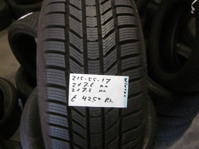 215 55 17 Continental WinterContact TS870P winterbanden, 17 inch, Band(en), Personenwagen, Gebruikt