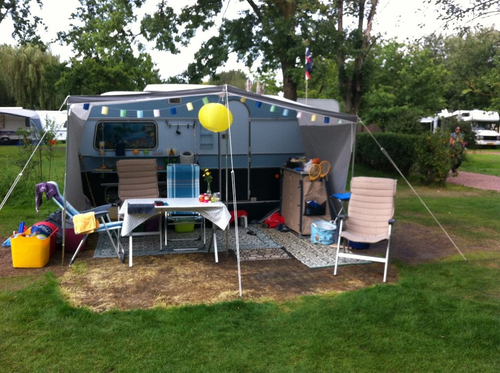 Retro De Rue Casbah caravan uit 1981 met eigen kenteken, Caravans en Kamperen, Overige merken, Standaardzit, Luifel, Particulier