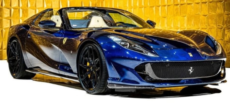 Ferrari 812 GTS Blue Carbon 1:18 P18184U BBR PRE-ORDER, Ophalen of Verzenden, Nieuw, Auto, Overige merken