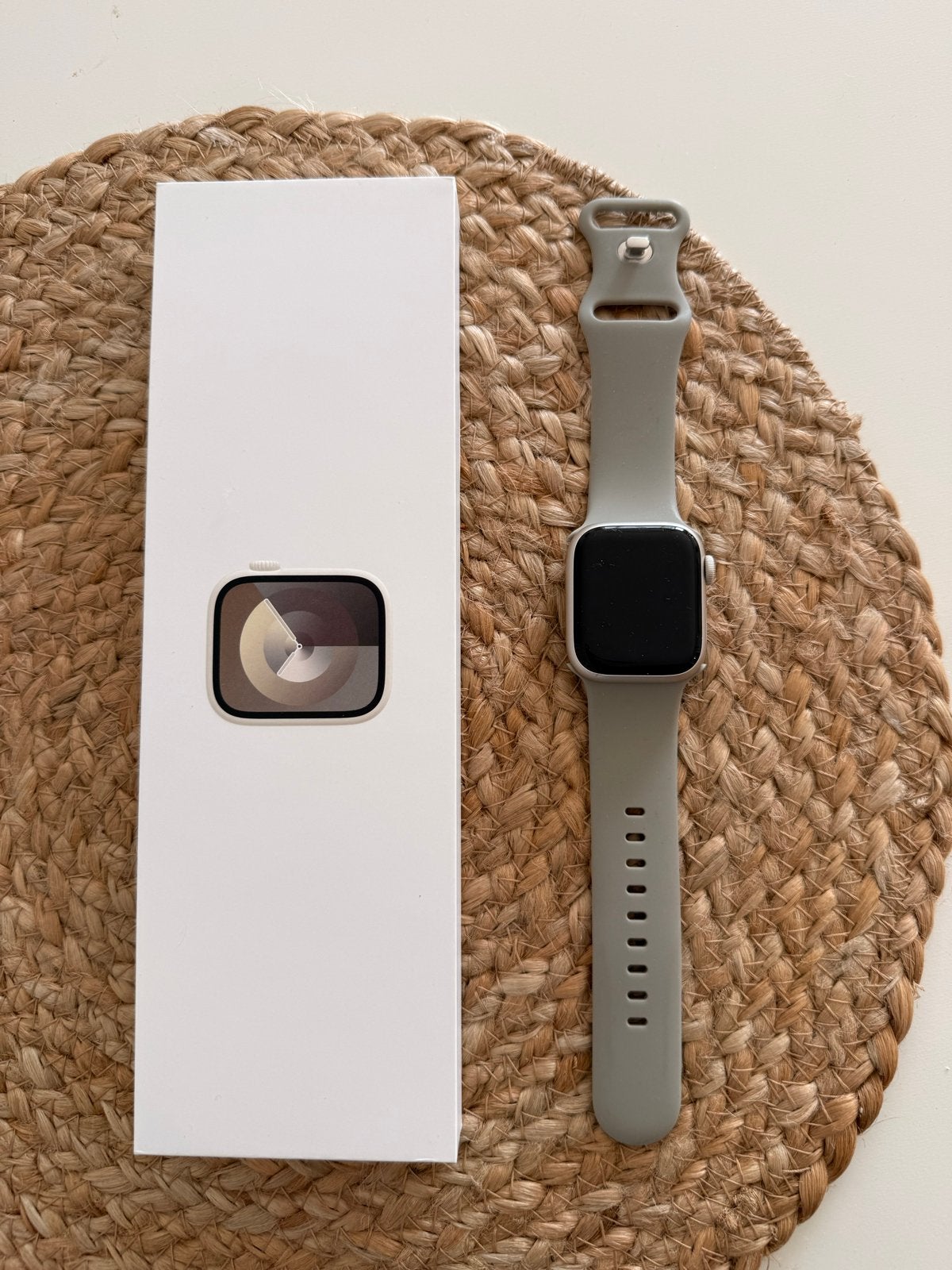 Apple Watch Series 9 41mm Starlight, Gebruikt, Hartslag, IOS, Ophalen of Verzenden
