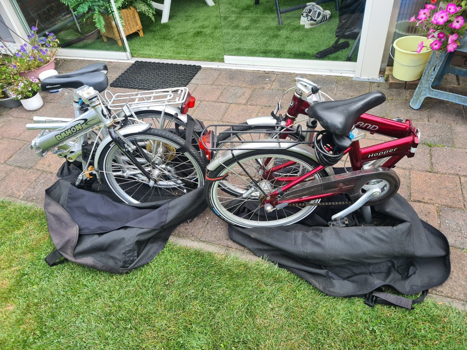 Set van 2 opvouwbare fietsen: Dahon en Cumberland, 20 inch of meer, Gebruikt, Ophalen of Verzenden, Totaal opvouwbaar